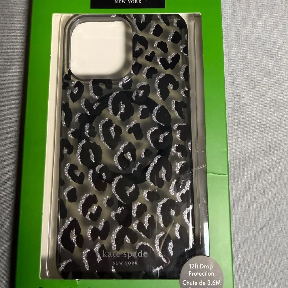 Kate-spade-new-york Black and Silver Phone-cases